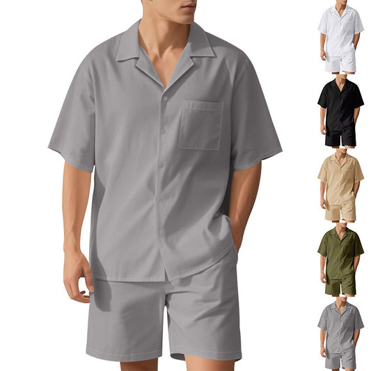 Men's Summer Suit Loose Casual Light Luxury